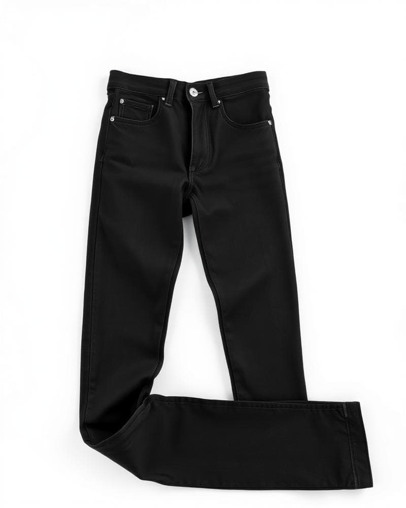 Slim Tapered Black Denim